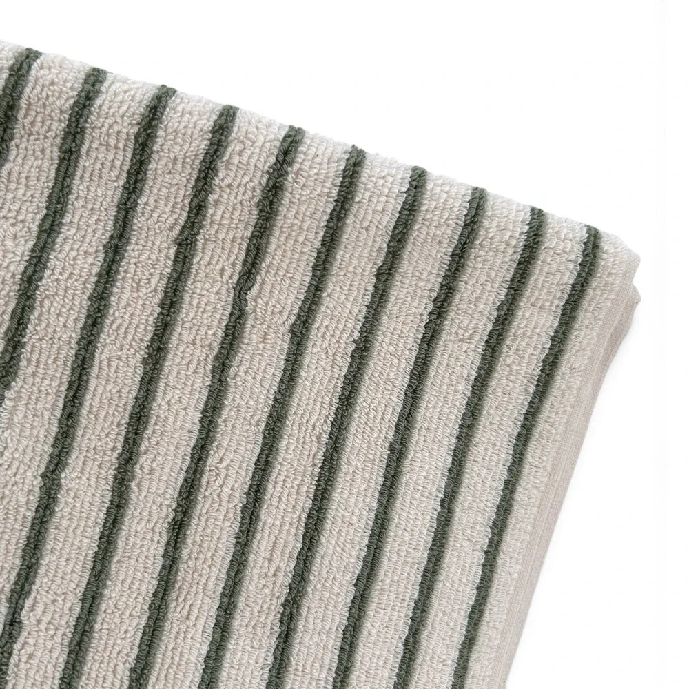 Brooks Brothers 100% Cotton Green Multicolor 4 Pc Turkish Bath Hand Towels NWT